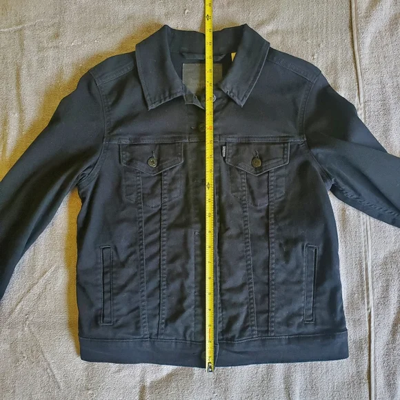 Levi's Black Denim Jacket - Picture 11 of 15